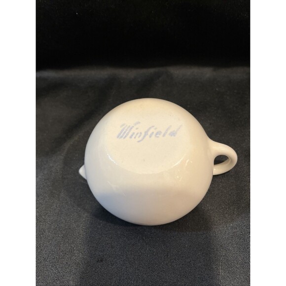 Lot of 5 VTG MCM Winfield Passion Flower the Creamer with 4 Coffee Cups USA - Picture 7 of 16